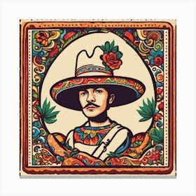 Mexican Artist Canvas Print