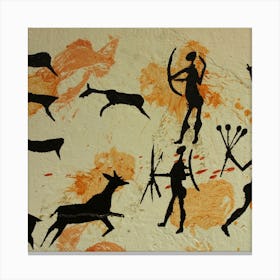 Ethiopian Cave Art Canvas Print