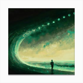 Aliens In The Ocean Canvas Print