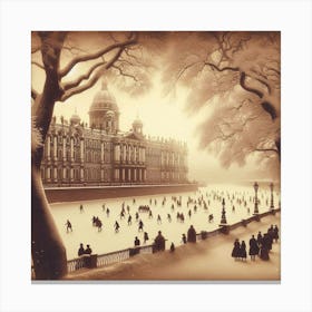 St Petersburg In Winter Canvas Print