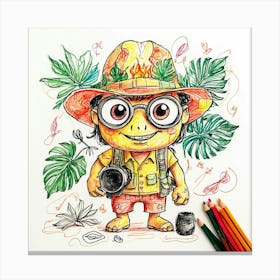 Explorer Minion Canvas Print