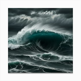 Stormy Sea 4 Canvas Print