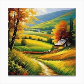 Autumn Landscape 11 Canvas Print