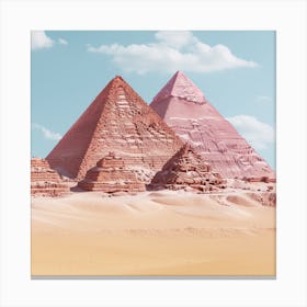 Egyptian Pyramids Canvas Print