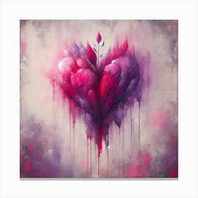 Valentine's Day, Heart Canvas Print