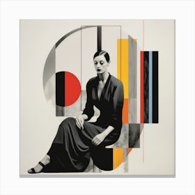 Bauhaus Israeli Woman 01 Canvas Print