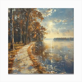 Autumn Walk Canvas Print