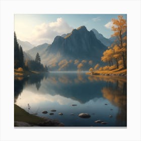 Landscape Painting 1 Canvas Print