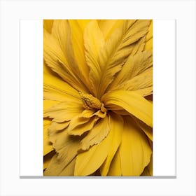 Yellow Dahlia 1 Canvas Print