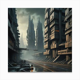 Futuristic City 2 Canvas Print