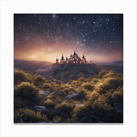 Dreamlike castle Canvas Print