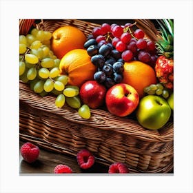 Fruit Basket 7 Canvas Print