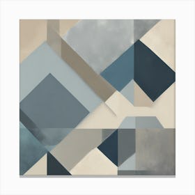 Abstract Geometric Painting 2 Canvas Print