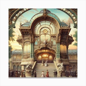 Art Nouveau Paris of The Belle Epoque Era Canvas Print