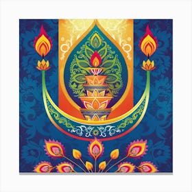 Onam Inspired Banner Texture With Rangoli Design 171840 Canvas Print