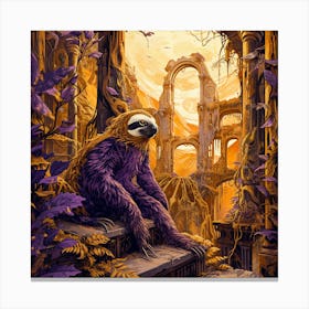 Sloth 3 Canvas Print