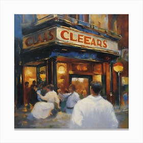 Glass Clearers Canvas Print