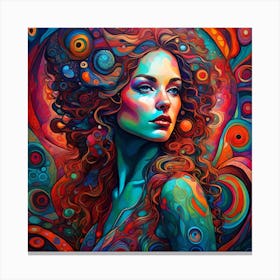 Psychedelic Painting Canvas Print