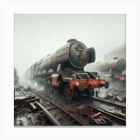 Steam Locomotives Canvas Print