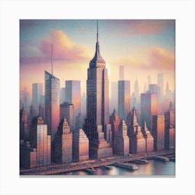 Cityscape 4 Canvas Print