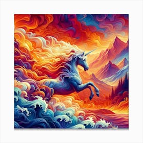 Unicorn Painting 1 Canvas Print