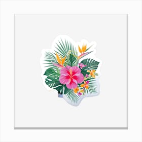 Hawaiian Flower Canvas Print