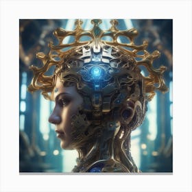 Futuristic Woman 59 Canvas Print