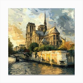 Notre Dame Paris 4 Canvas Print