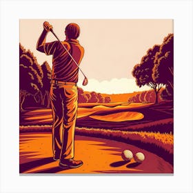 Golfer 1 Stampe su tela