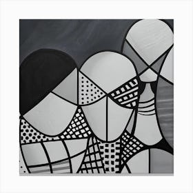 Black And White Art Scandinavian Art Geometric (1) Clipdrop Enhance Canvas Print