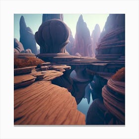 Rocky Landscape Canvas Print