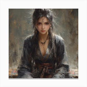 Chinese Girl 1 Canvas Print