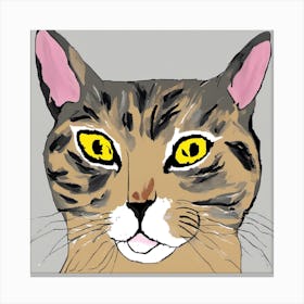 Cat Portrait #1 Canvas Print