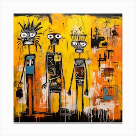 'Three Men' Canvas Print