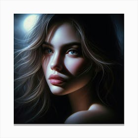 Dark Beauty 2 Canvas Print