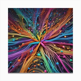 Colorful Network 1 Canvas Print