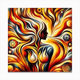 Virgo Fire Canvas Print