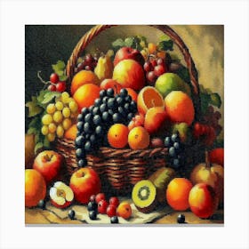 Fruit Basket 5 Canvas Print
