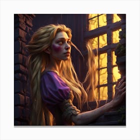 Dark Rapunzel Canvas Print