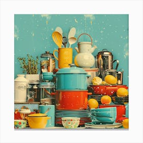 Pots And Pans Canvas Print