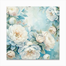 Peonies 25 Canvas Print