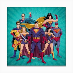 Superman Canvas Print