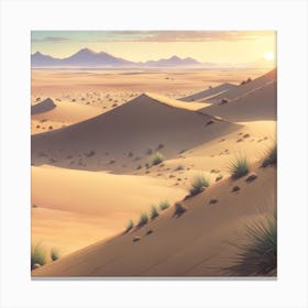 Desert Landscape 3 Canvas Print