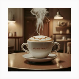 America'S Coffee Canvas Print