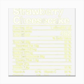 Strawberry Cheesecake Nutrition Facts Thanksgiving Toile