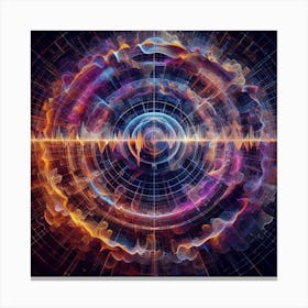 Abstract Psychedelic Image Canvas Print