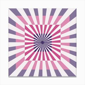 Abstract Psychedelic Pattern Canvas Print