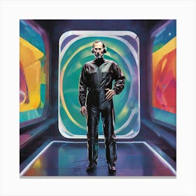 Man In Space 10 Canvas Print