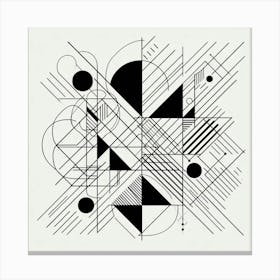 Abstract Geometric Pattern 3 Canvas Print