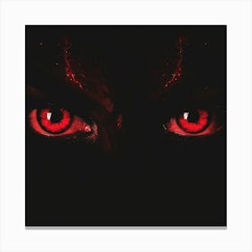 Creatai 24830 Two Vibrant Red Female Devil Eyes Staring Direc A251f18e 2dbc 43e9 A299 2b87d7762ef7 2 Canvas Print